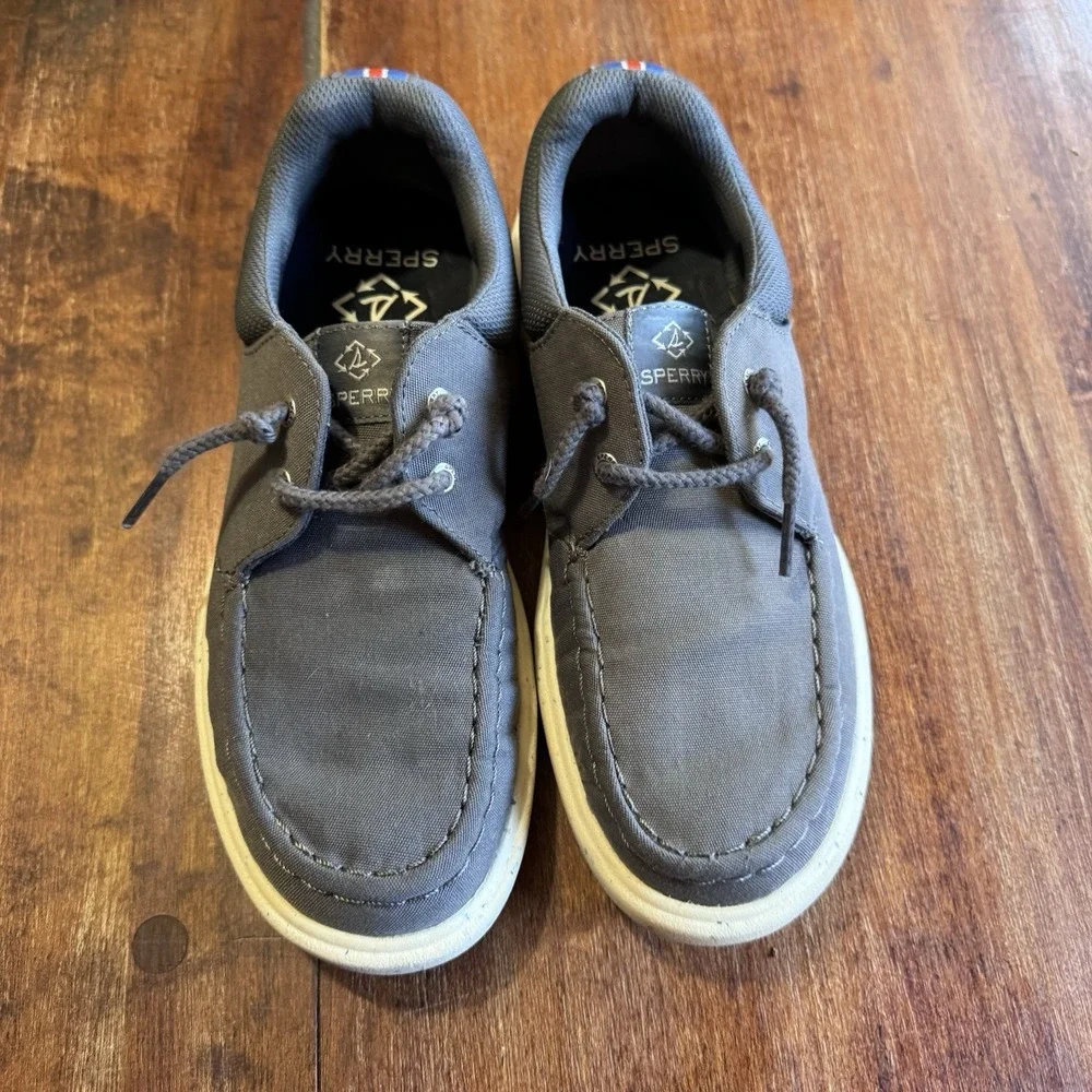 Sperry‎ Captain Moc rubber-soled shoes Women's Size 7.5 Gray